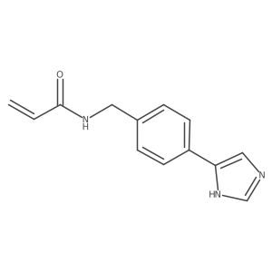 N-[[4-(1H-Imidazol-5-yl)phenyl]methyl]-2-propenamide Structure
