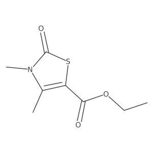 Ethyl 3,4-dimethyl-2-oxo-2,3-dihydro-1,3-thiazole-5-carboxylate Structure