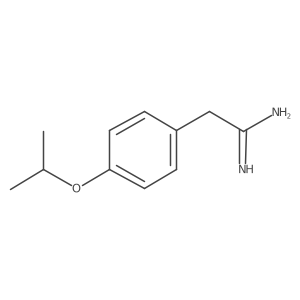 2-(4-Isopropoxyphenyl)acetimidamide结构式