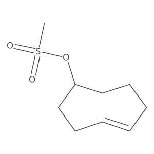 4-Cycloocten-1-ol, methanesulfonate, (Z)- Structure