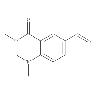 Methyl 2-(dimethylamino)-5-formylbenzoate Structure