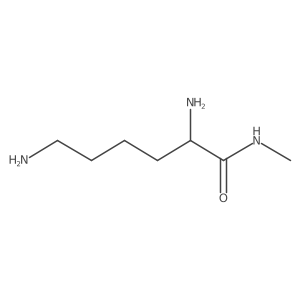 2,6-diamino-N-methylhexanamide Structure