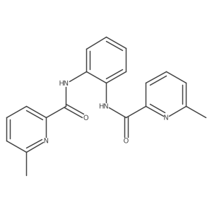 N,Na(2)-1,2-Phenylenebis[6-methyl-2-pyridinecarboxamide] Structure