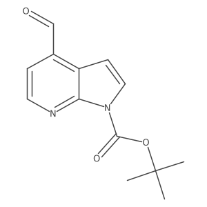 CC(C)(C)OC(=O)n1ccc2c(C=O)ccnc21结构式