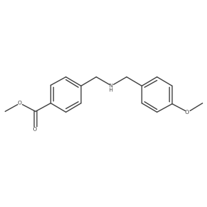 Methyl 4-[[[(4-methoxyphenyl)methyl]amino]methyl]benzoate Structure
