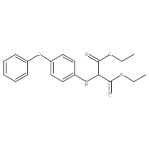 Diethyl 2-((4-phenoxyphenyl)amino)malonate Structure
