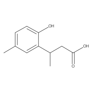 3-(2-Hydroxy-5-methylphenyl)butanoic acid结构式