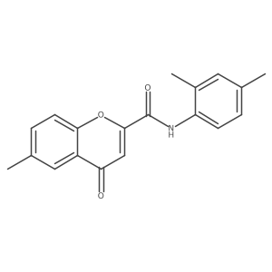 N-(2,4-dimethylphenyl)-6-methyl-4-oxo-4H-chromene-2-carboxamide Structure