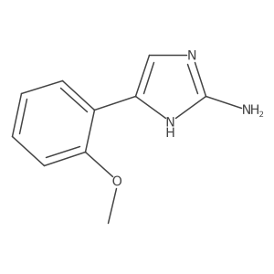 4-(2-methoxyphenyl)-1H-imidazol-2-amine Structure