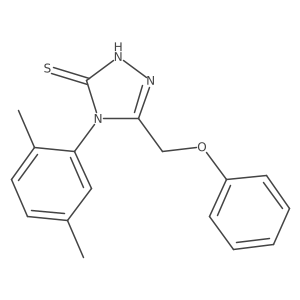 4-(2,5-Dimethylphenyl)-5-(phenoxymethyl)-4H-1,2,4-triazole-3-thiol Structure