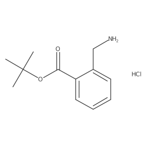 tert-Butyl 2-(aminomethyl)benzoate hydrochloride结构式