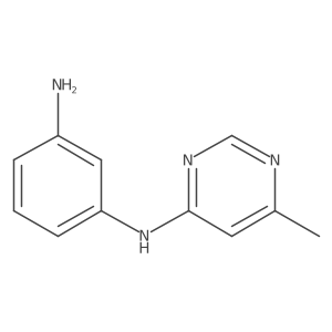 1,3-Benzenediamine, N1-(6-methyl-4-pyrimidinyl)-结构式