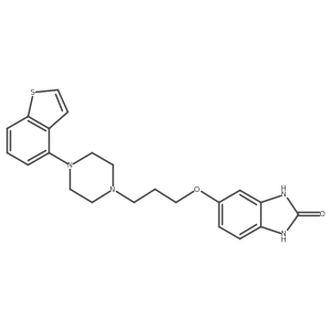 5-[3-(4-Benzo[b]thien-4-yl-1-piperazinyl)propoxy]-1,3-dihydro-2h-benzimidazol-2-one Structure