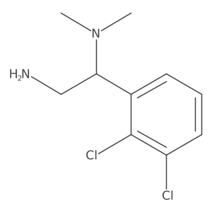 1-(2,3-Dichlorophenyl)-N1,N1-dimethylethane-1,2-diamine结构式