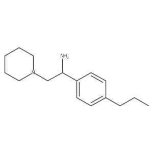 I+/--(4-Propylphenyl)-1-piperidineethanamine Structure