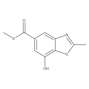 Methyl 7-hydroxy-2-methyl-1,3-benzoxazole-5-carboxylate结构式