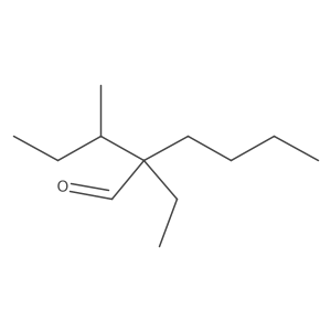 2-Ethyl-2-(1-methylpropyl)hexanal Structure