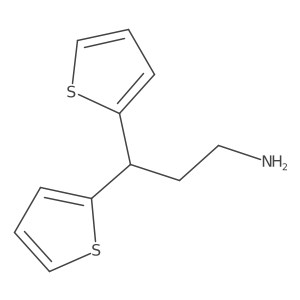 3,3-Di(2-thienyl)-1-propanamine Structure