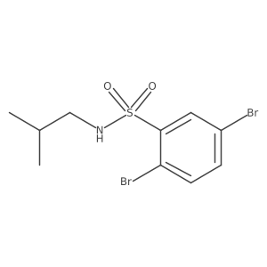 [(2,5-Dibromophenyl)sulfonyl](2-methylpropyl)amine Structure