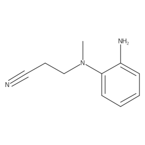 3-[(2-Aminophenyl)(methyl)amino]propanenitrile结构式