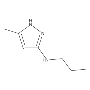 3-Methyl-N-propyl-1H-1,2,4-triazol-5-amine Structure