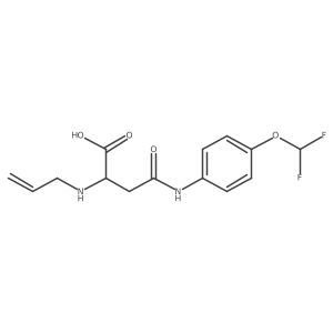2-(Allylamino)-4-((4-(difluoromethoxy)phenyl)amino)-4-oxobutanoic acid结构式