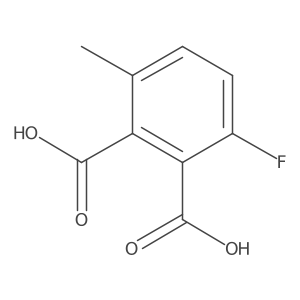 3-Fluoro-6-methylphthalic acid结构式