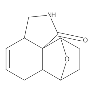 14-Oxa-4-azatetracyclo[9.2.1.02,6.02,10]tetradec-7-en-3-one结构式