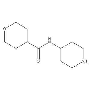 N-(piperidin-4-yl)oxane-4-carboxamide Structure
