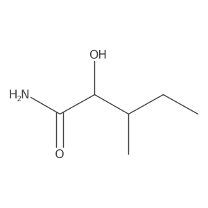 2-Hydroxy-3-methylpentanamide结构式