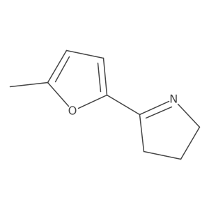 3,4-Dihydro-5-(5-methyl-2-furanyl)-2H-pyrrole Structure