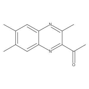 1-(3,6,7-Trimethylquinoxaline-2-yl)ethanone结构式