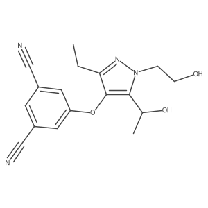 Lersivirine metabolite M17结构式