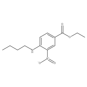 Ethyl 4-(butylamino)-3-nitrobenzoate结构式