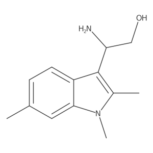 (I(2)R)-I(2)-Amino-1,2,6-trimethyl-1H-indole-3-ethanol结构式