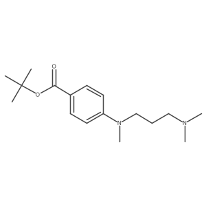 Tert-butyl 4-[3-(dimethylamino)propyl-methylamino]benzoate Structure