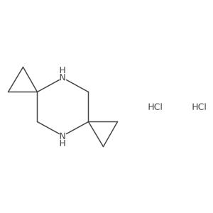 4,9-Diazadispiro[2.2.2.2]decane 2hcl结构式