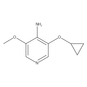 3-Cyclopropoxy-5-methoxypyridin-4-amine Structure