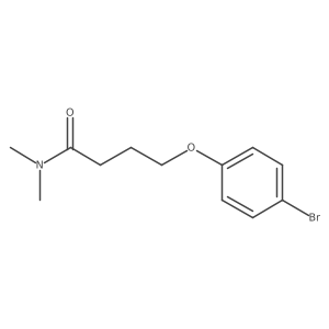 4-(4-bromophenoxy)-N,N-dimethylbutanamide Structure