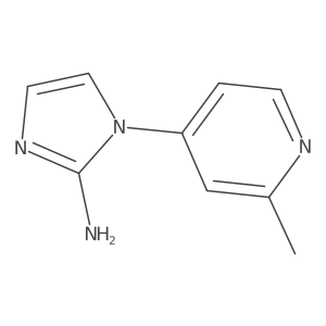 1H-Imidazol-2-amine, 1-(2-methyl-4-pyridinyl)-结构式