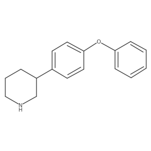 3-(4-Phenoxyphenyl)piperidine结构式