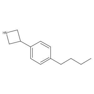3-(4-Butylphenyl)azetidine结构式
