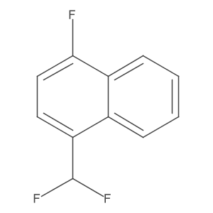 1-(Difluoromethyl)-4-fluoronaphthalene Structure