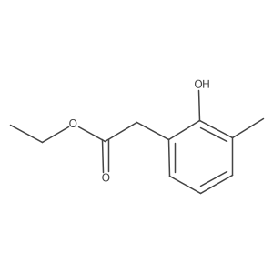 Ethyl 2-(2-hydroxy-3-methylphenyl)acetate Structure