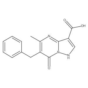 6-Benzyl-7-hydroxy-5-methylpyrazolo[1,5-A]pyrimidine-3-carboxylic acid Structure