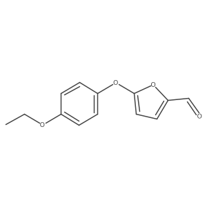 5-(4-Ethoxyphenoxy)furan-2-carbaldehyde结构式