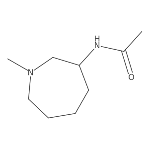 N-(Hexahydro-1-methyl-1H-azepin-3-yl)acetamide结构式