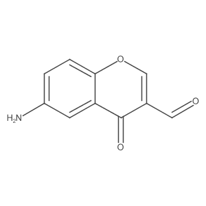 6-Amino-4-oxo-4H-chromene-3-carbaldehyde结构式