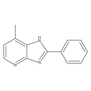 7-methyl-2-phenyl-3H-imidazo[4,5-b]pyridine结构式