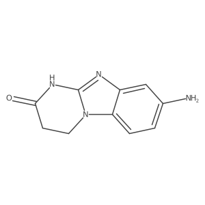8-Amino-3,4-dihydro-1H-pyrimido[1,2-a]benzimidazol-2-one结构式